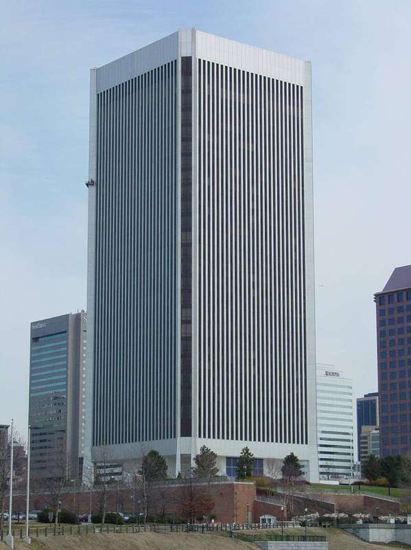 The Federal Reserve Bank building in Richmond, Virginia
