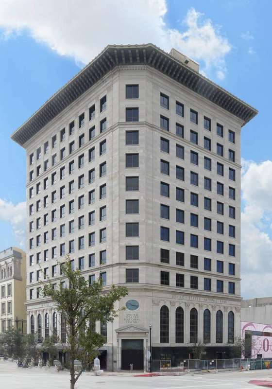 The U.S. National Bank Building in Galveston, Texas