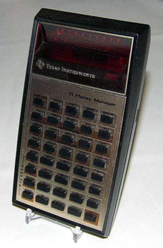 A vintage pocket calculator