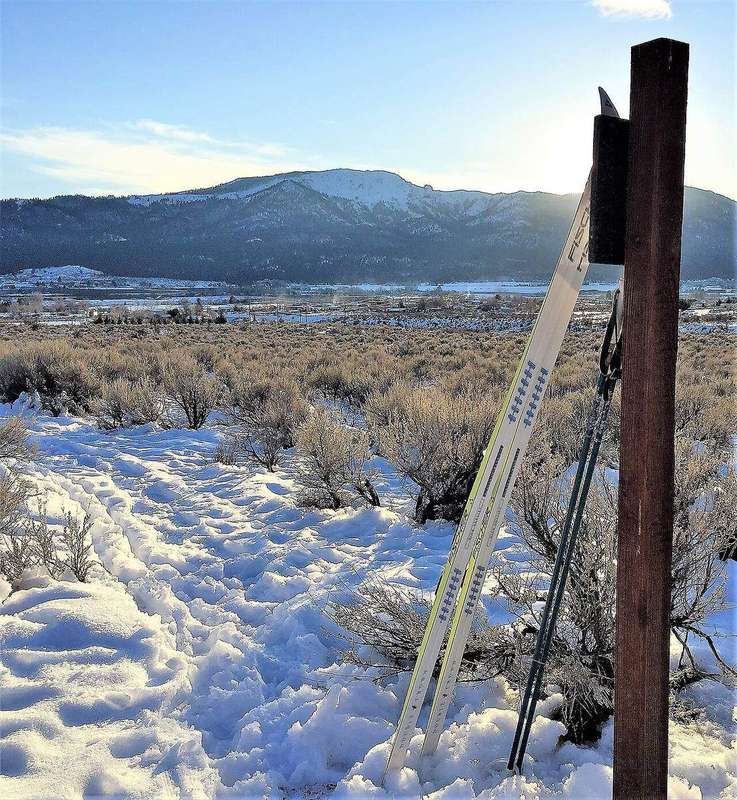 Snow-covered slopes on Bald Mountain in winter