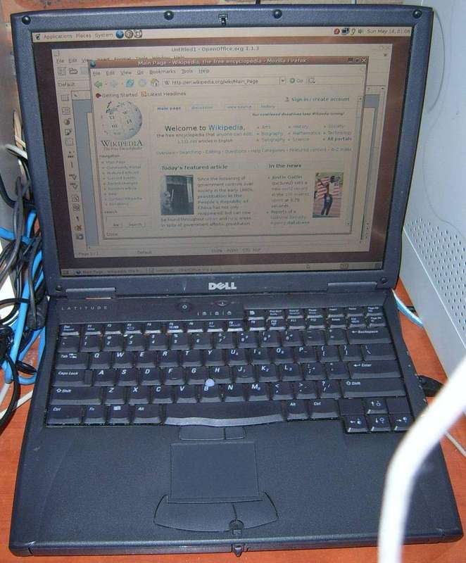 A laptop open on a desk, ready for a job application