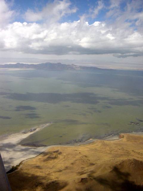 The Great Salt Lake in Utah