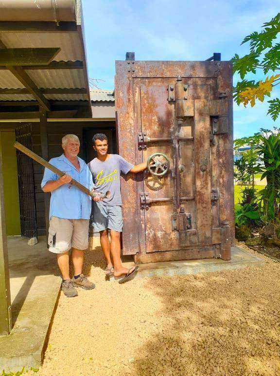 A bank vault door, representing the deposits banks lend out to earn the interest they share with savers