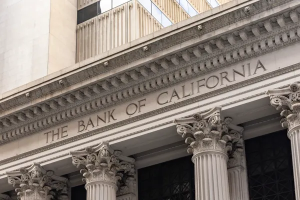 The historic Bank of California building