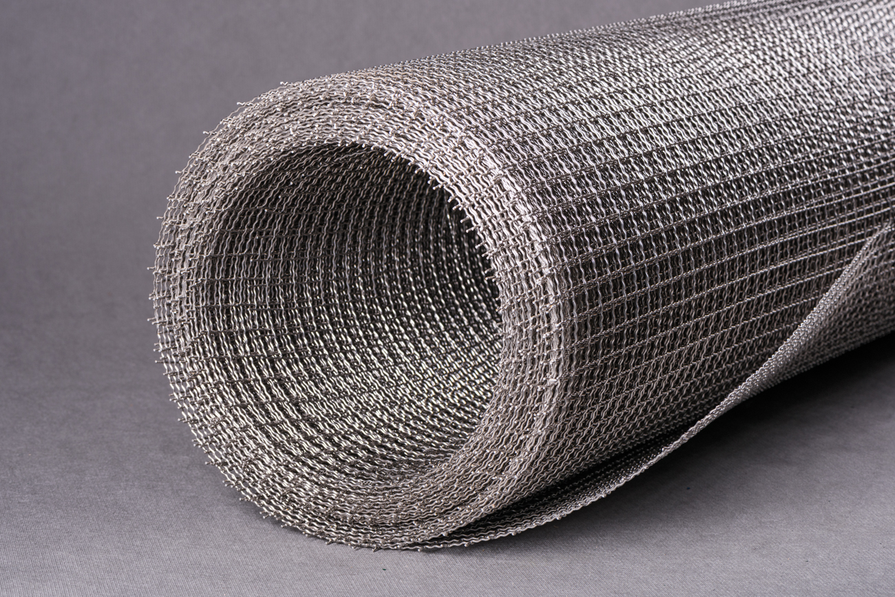 Hardware cloth mesh used to protect a raised garden bed