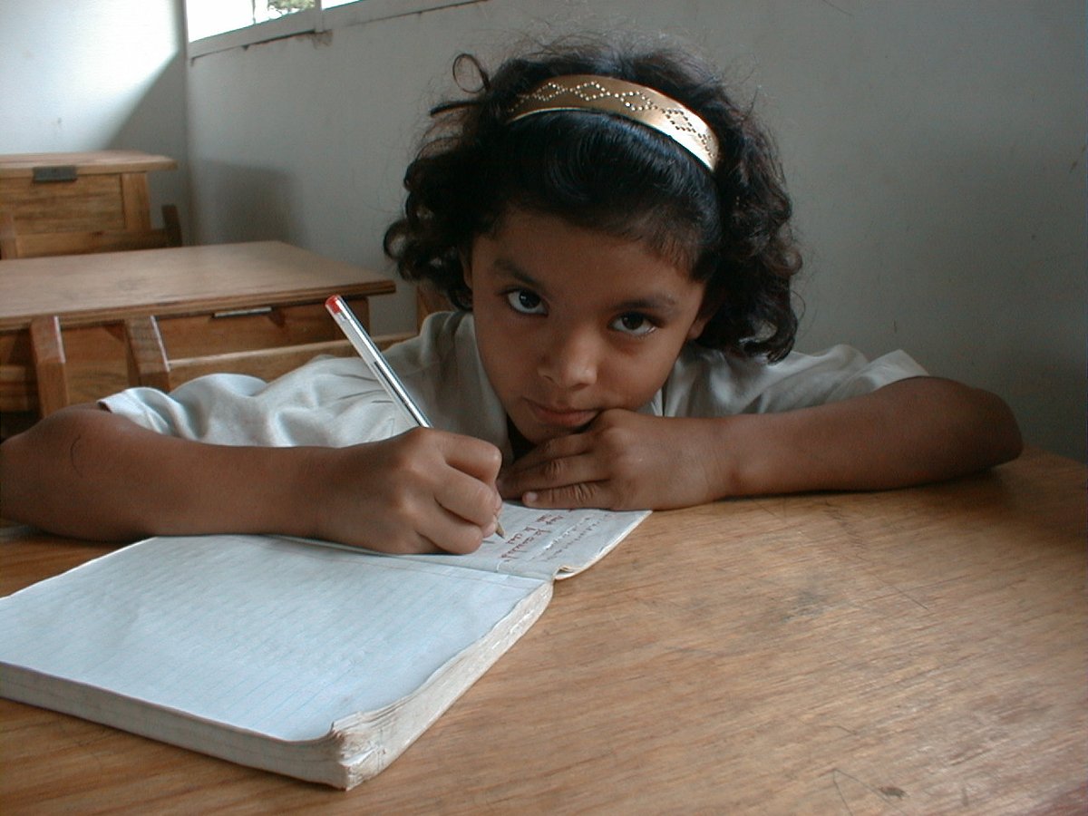 A school classroom