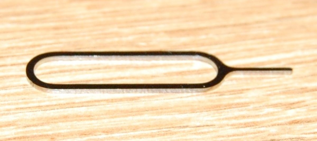 An iPhone SIM removal tool