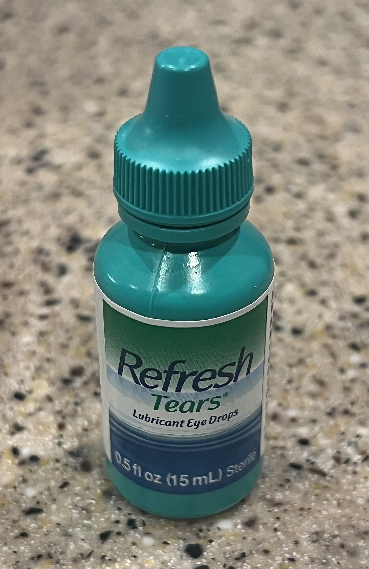 Lubricant eye drops, a common first remedy for dry and gritty eyes