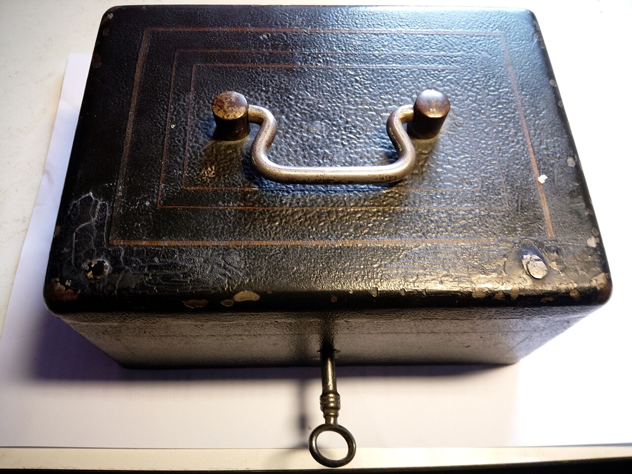 A 19th-century money box