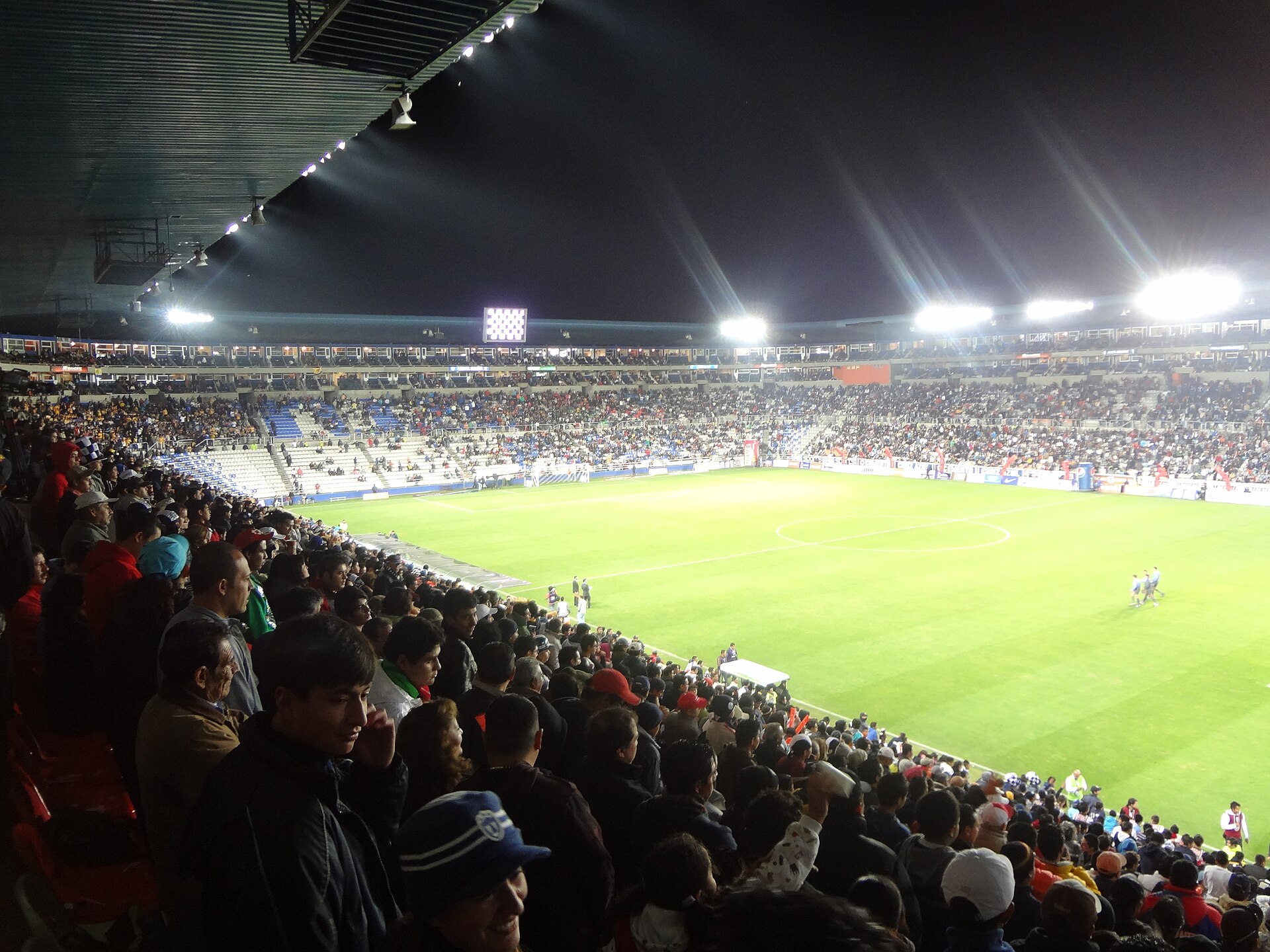 Estadio Hidalgo, home of Pachuca, during a match