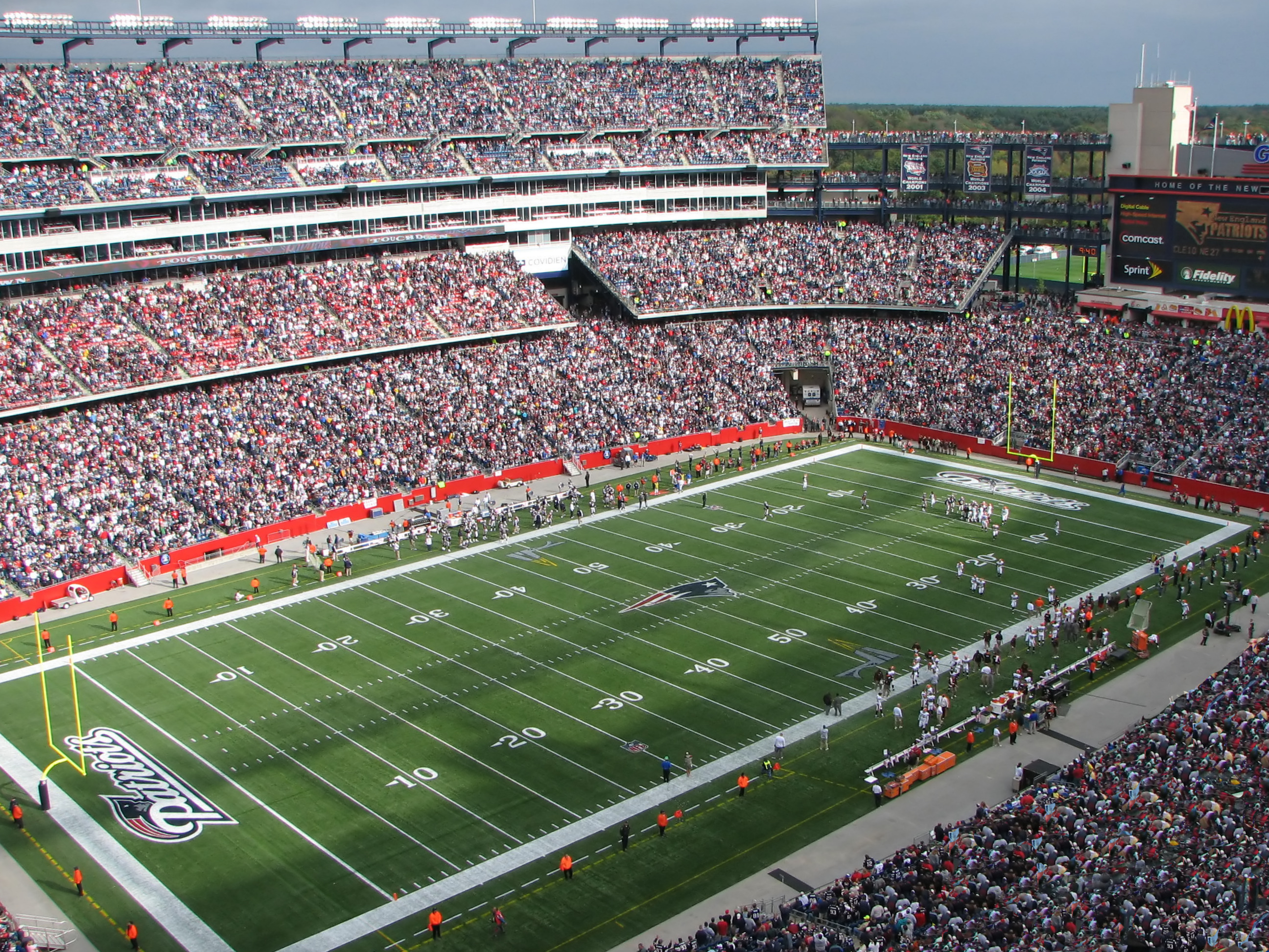 Gillette Stadium, home of the New England Patriots