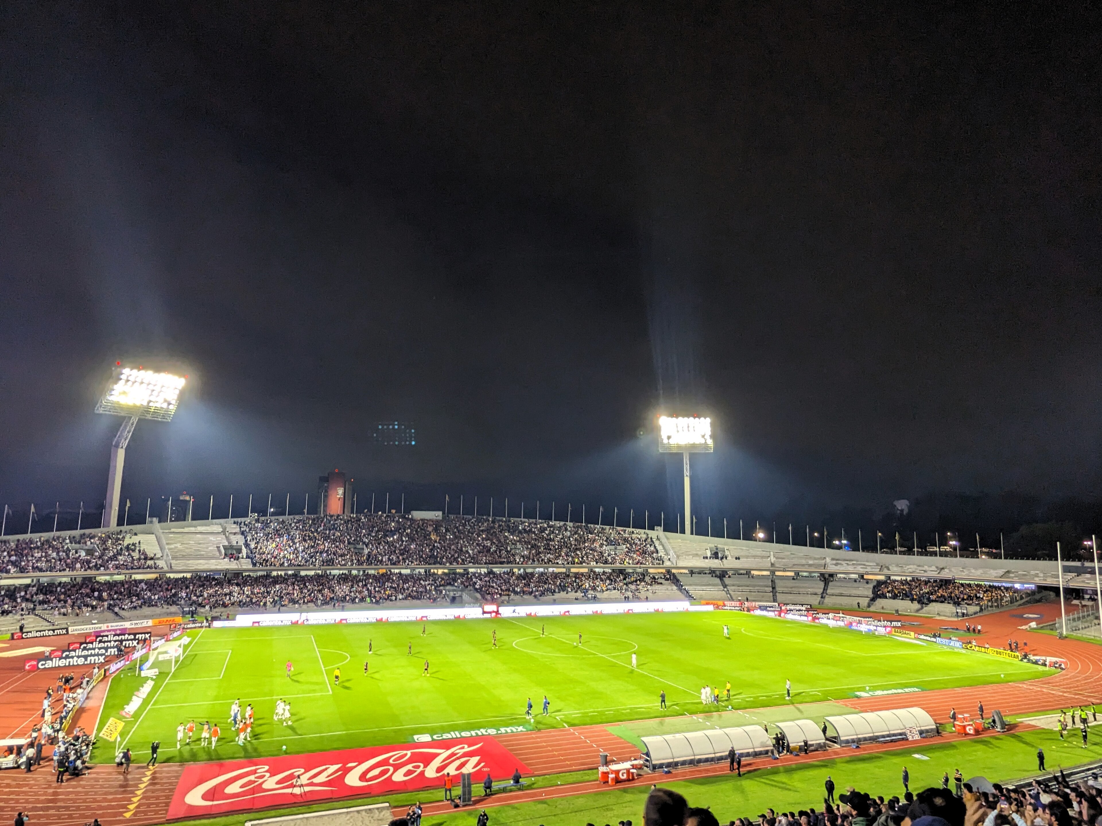 Pumas UNAM in action during a Liga MX match