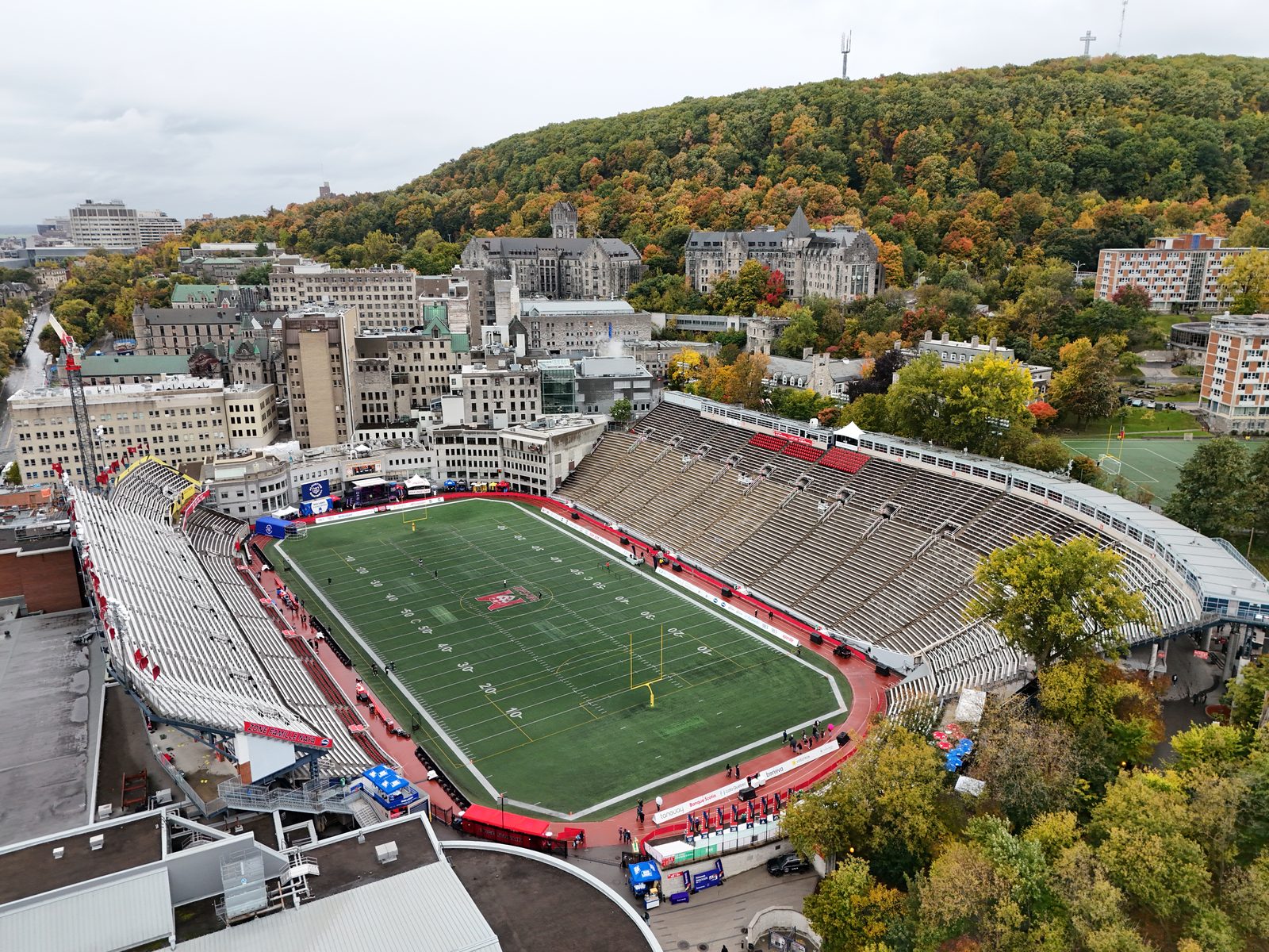 Percival Molson Memorial Stadium in Montreal, home of the Alouettes