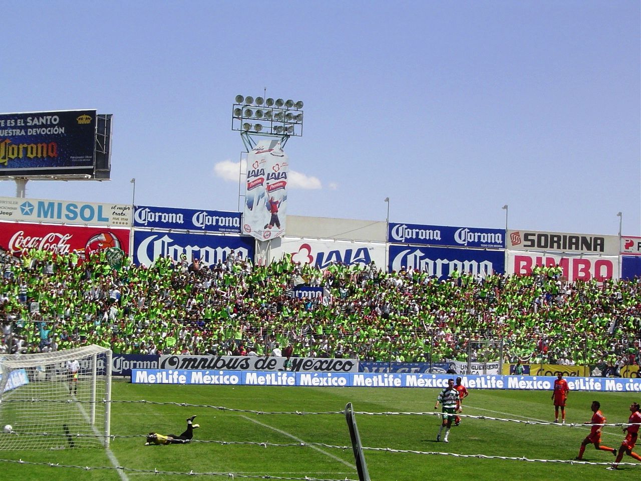 Estadio Corona, home of Santos Laguna in Torreón