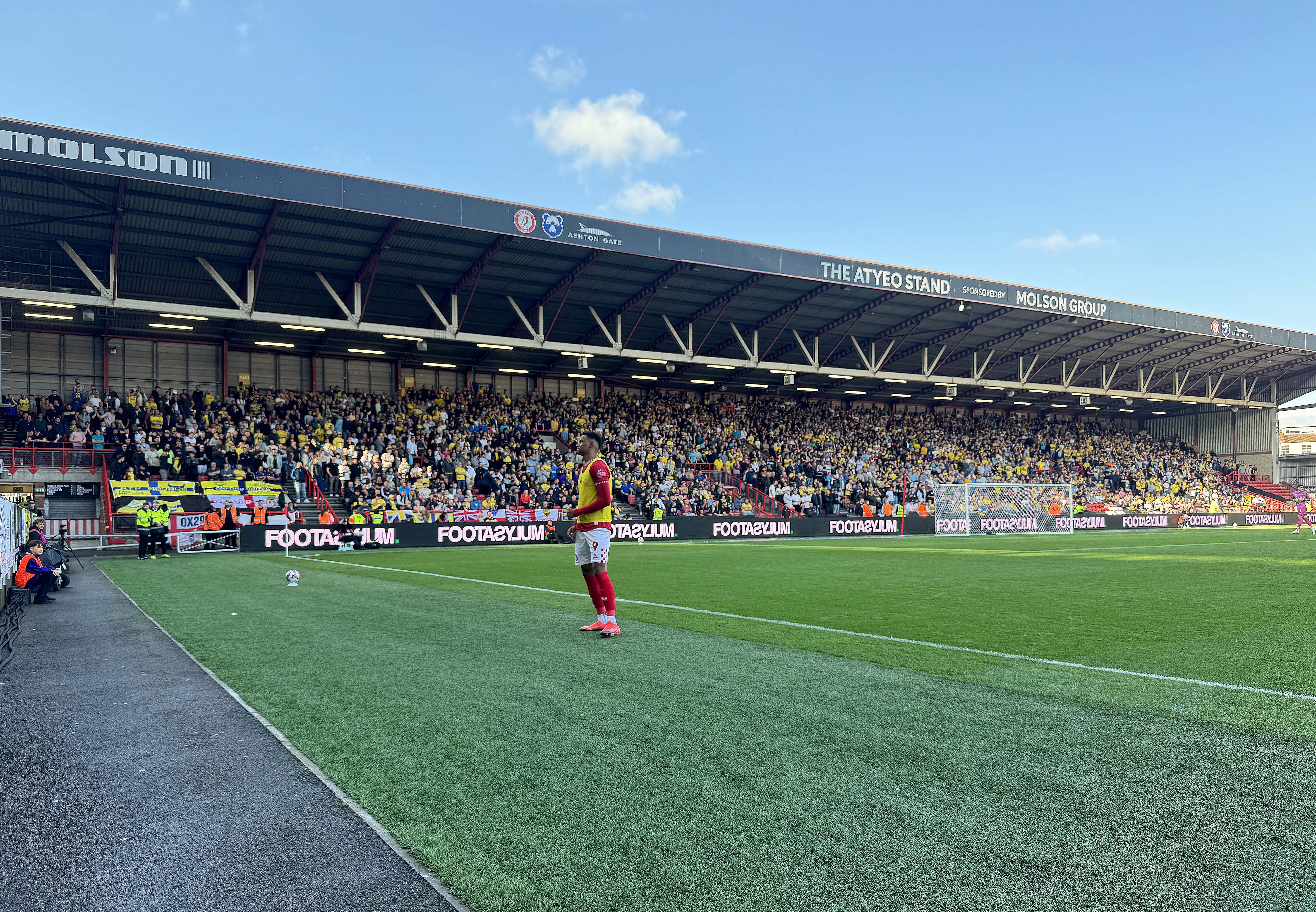 The Atyeo Stand at Ashton Gate, the home ground of Bristol City