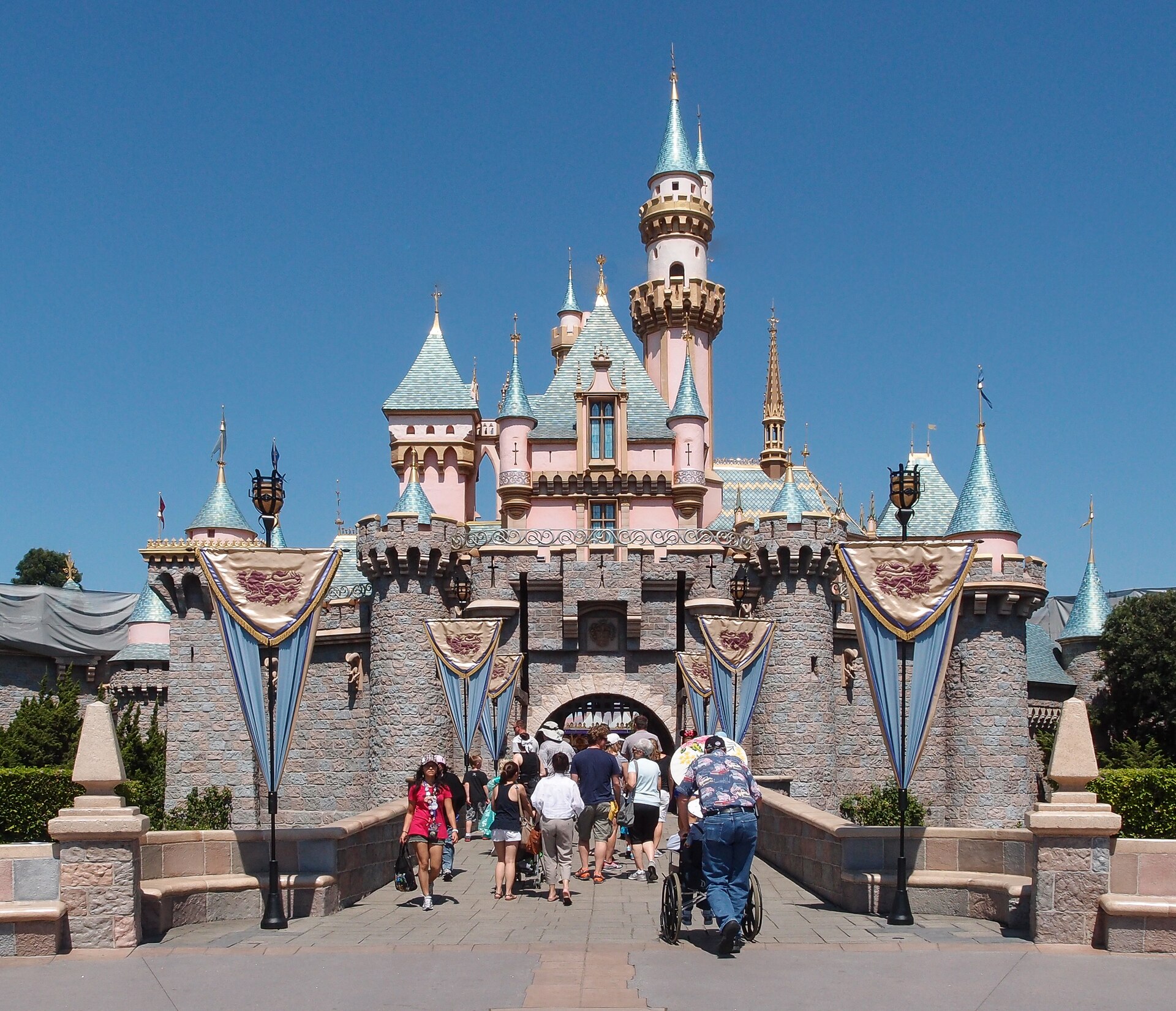 Sleeping Beauty Castle at Disneyland in Anaheim