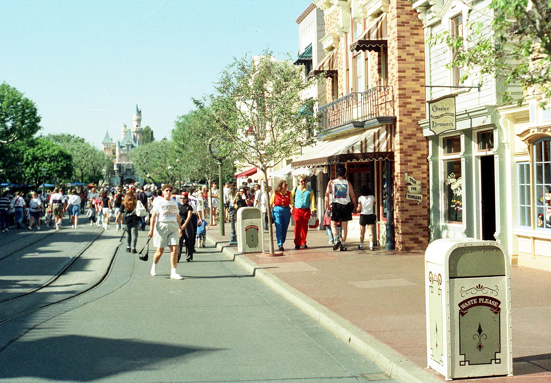 Main Street at Disneyland in Anaheim