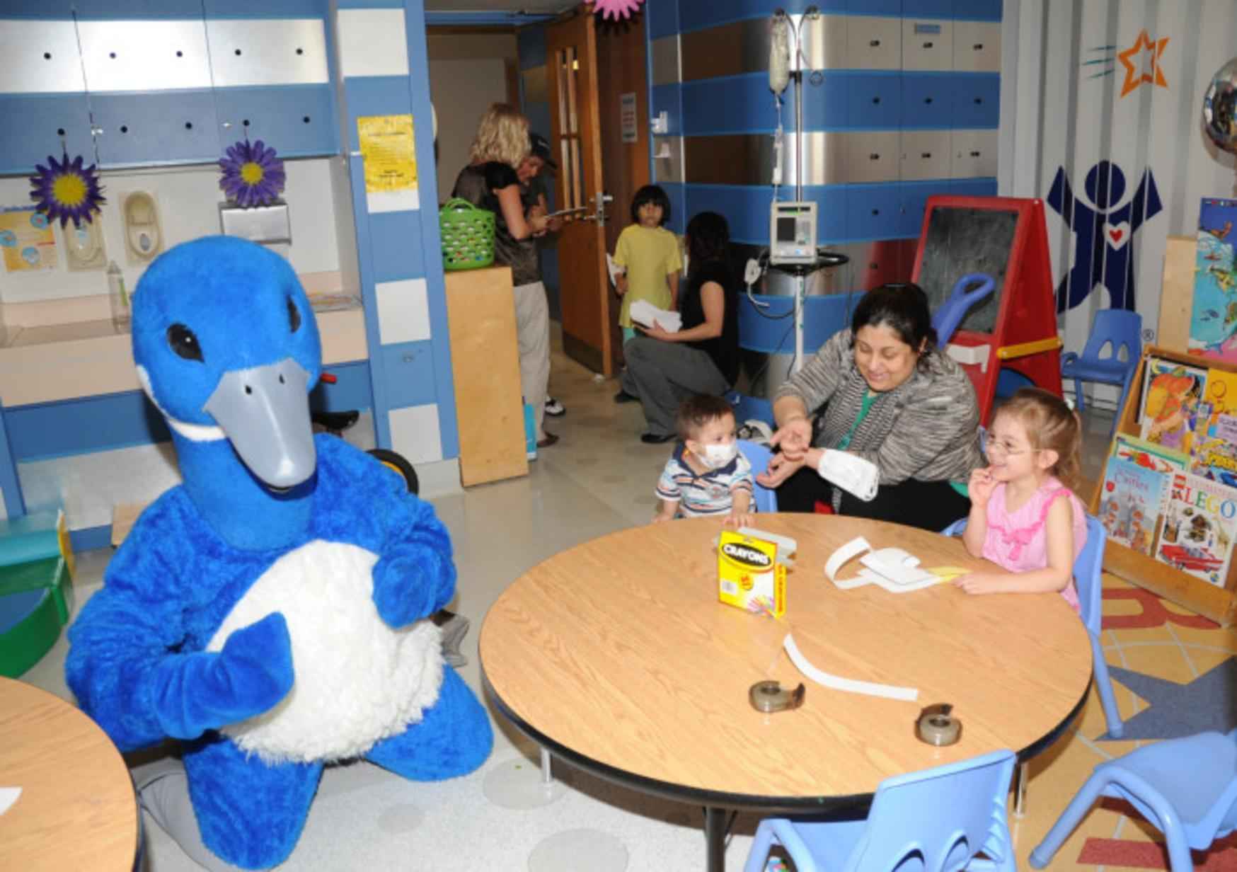 Children playing together in a kindergarten