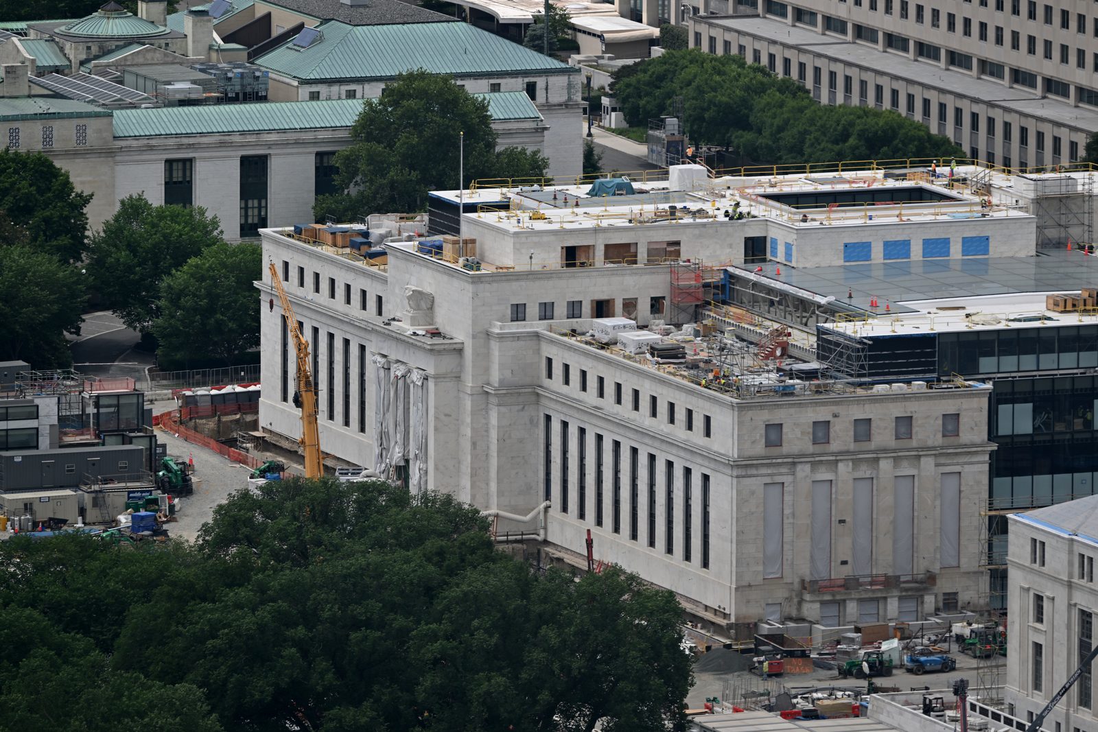 The Marriner S. Eccles Federal Reserve Board Building in Washington, D.C., home of the US central bank