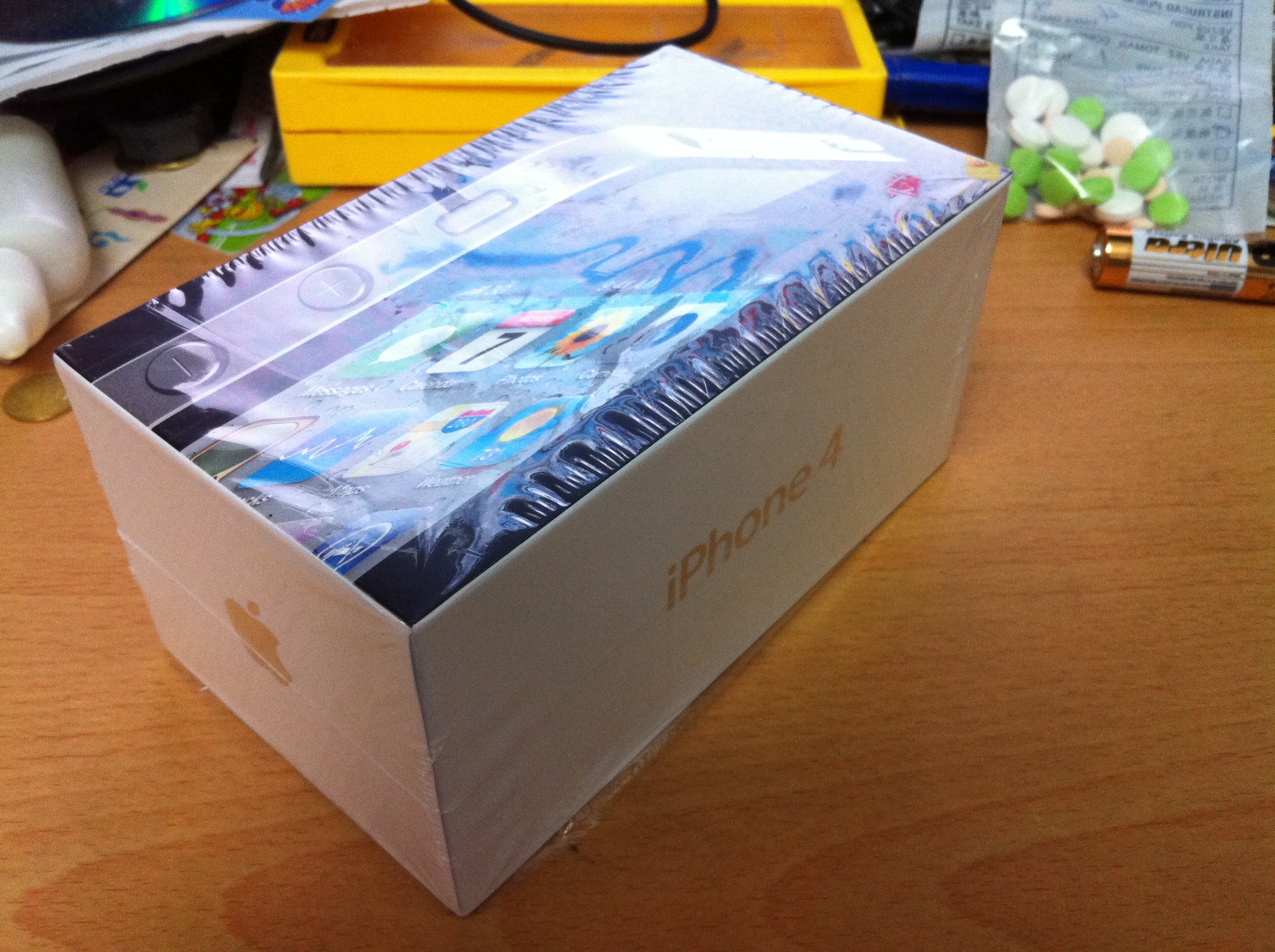An iPhone, one of the Apple devices that can both be found and act as a finder on the network