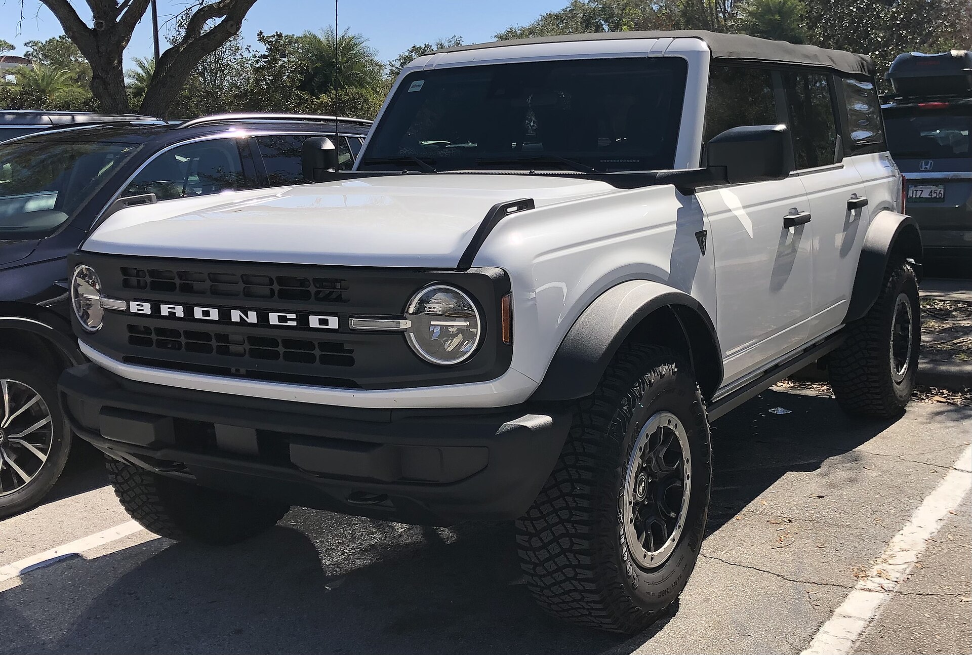 A Ford Bronco four-door SUV