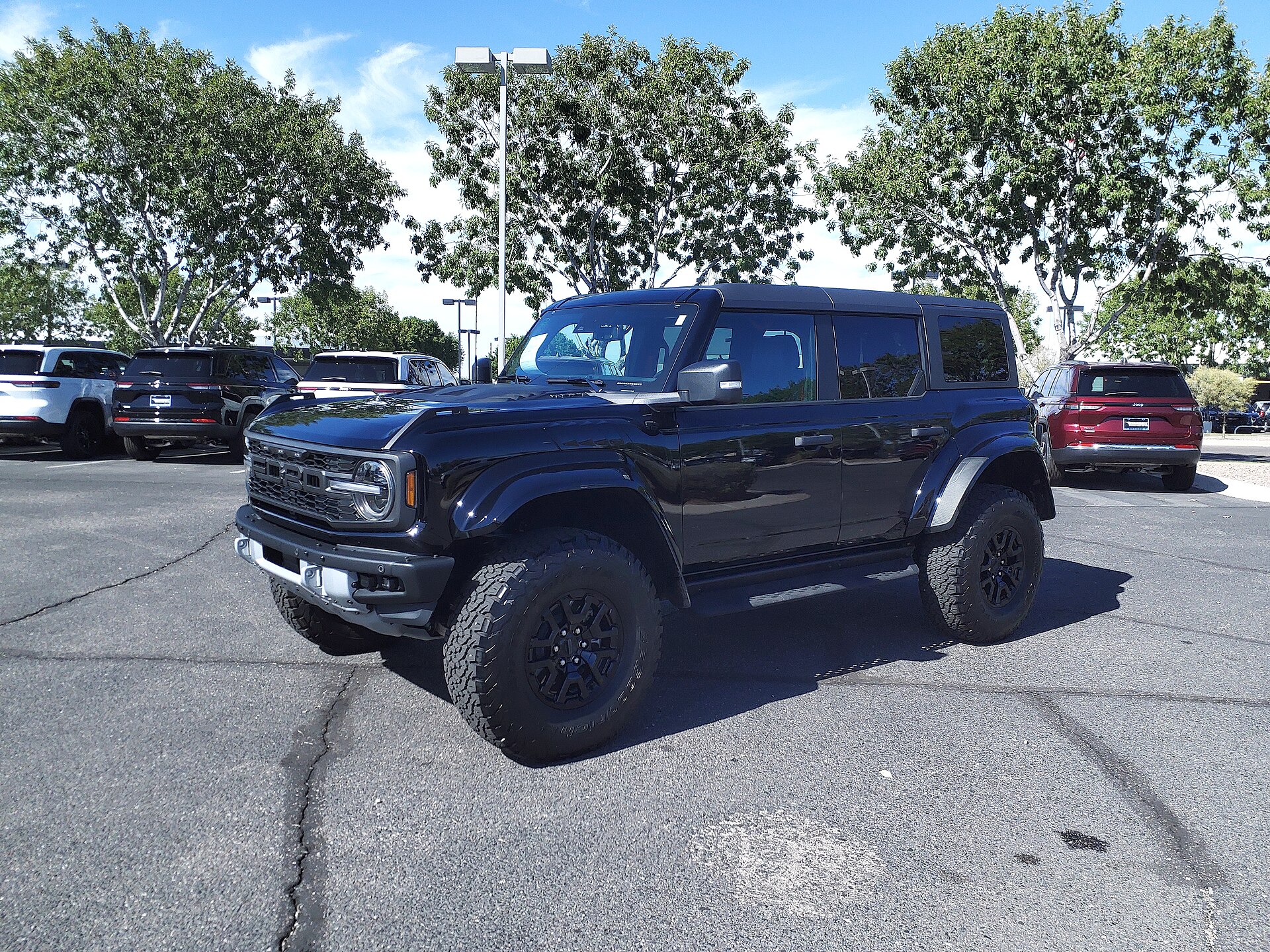 A Ford Bronco Raptor