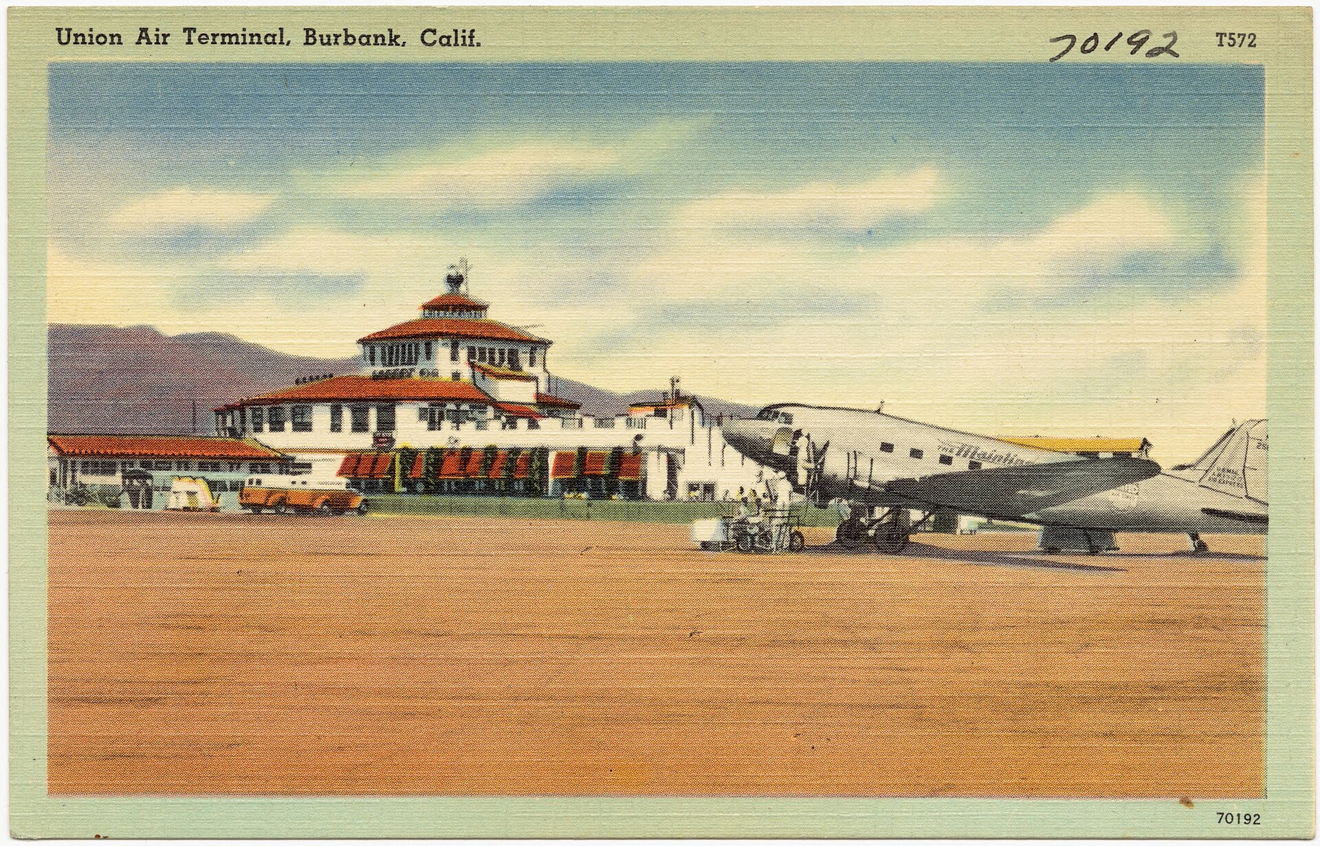 The historic Union Air Terminal in Burbank