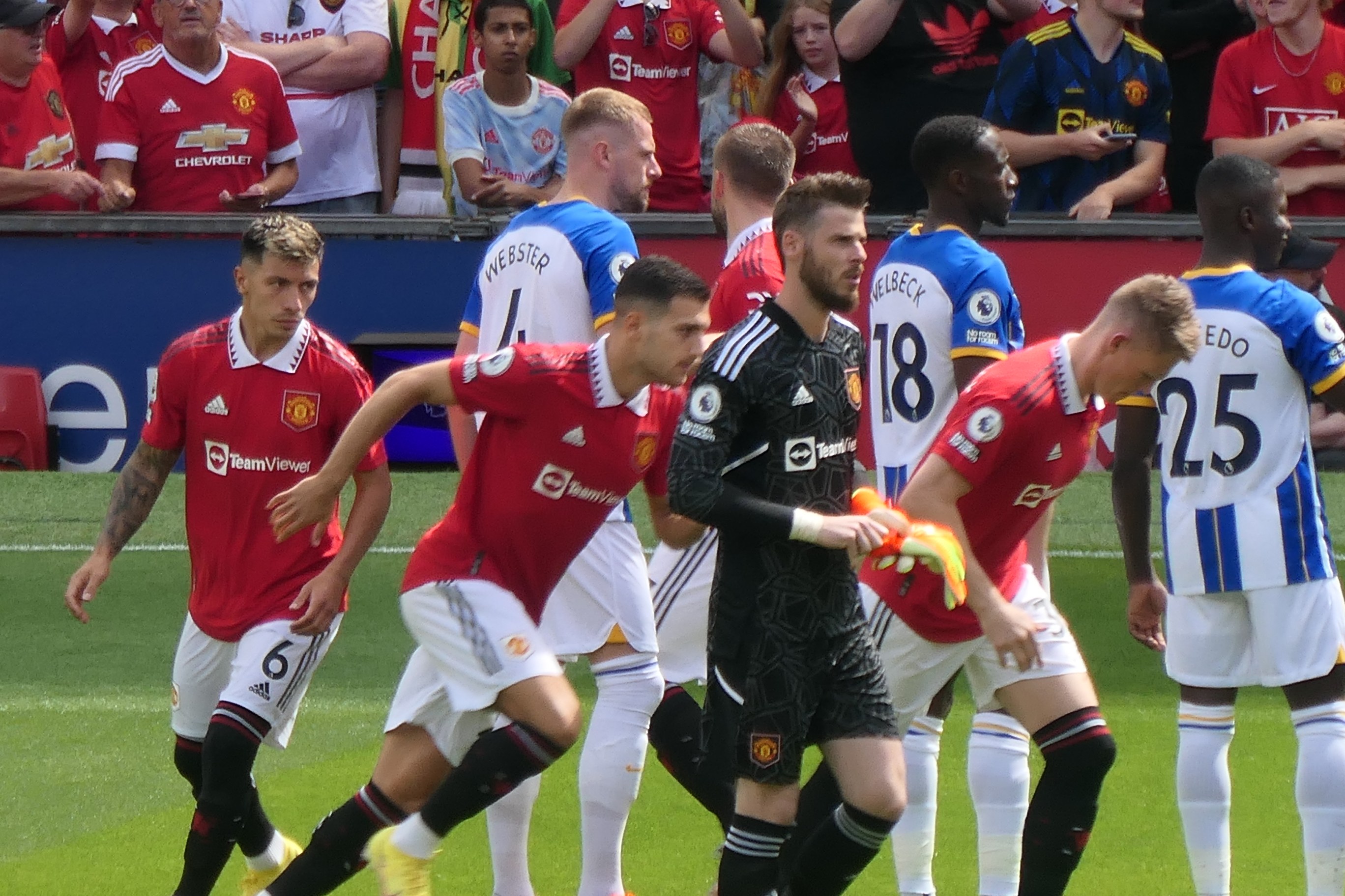 Manchester United in action during a past match