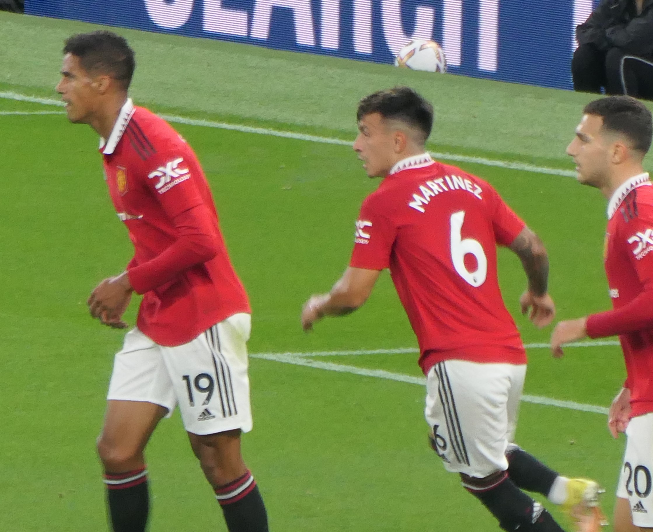 Manchester United in action in another past match