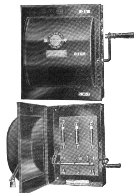 A 1917 Square D enclosed safety switch