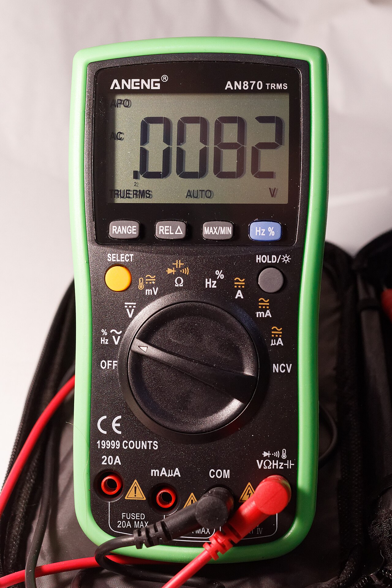 A digital multimeter for electrical testing