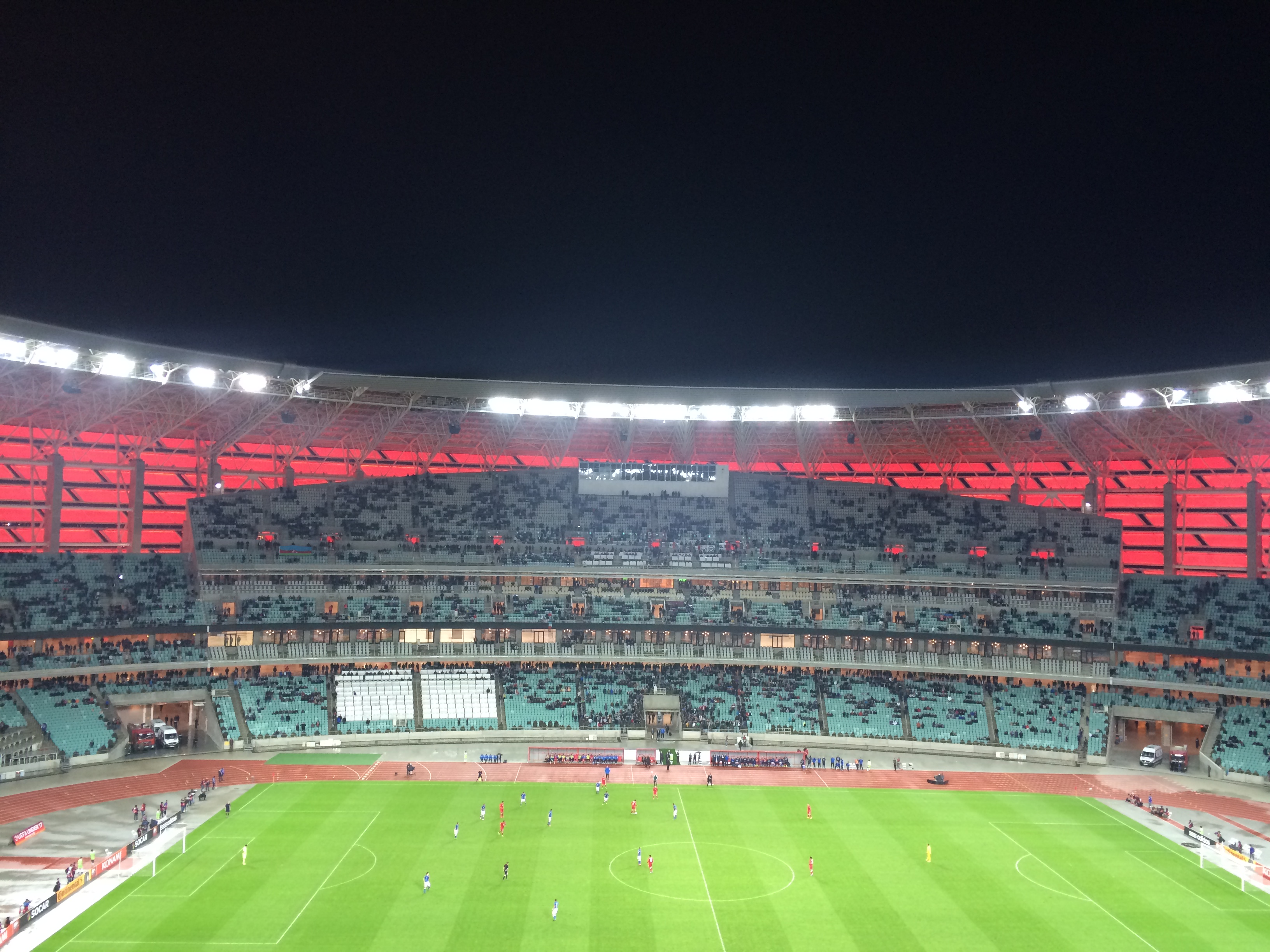 Baku Olympic Stadium, the venue for Sabah's first home Champions League game