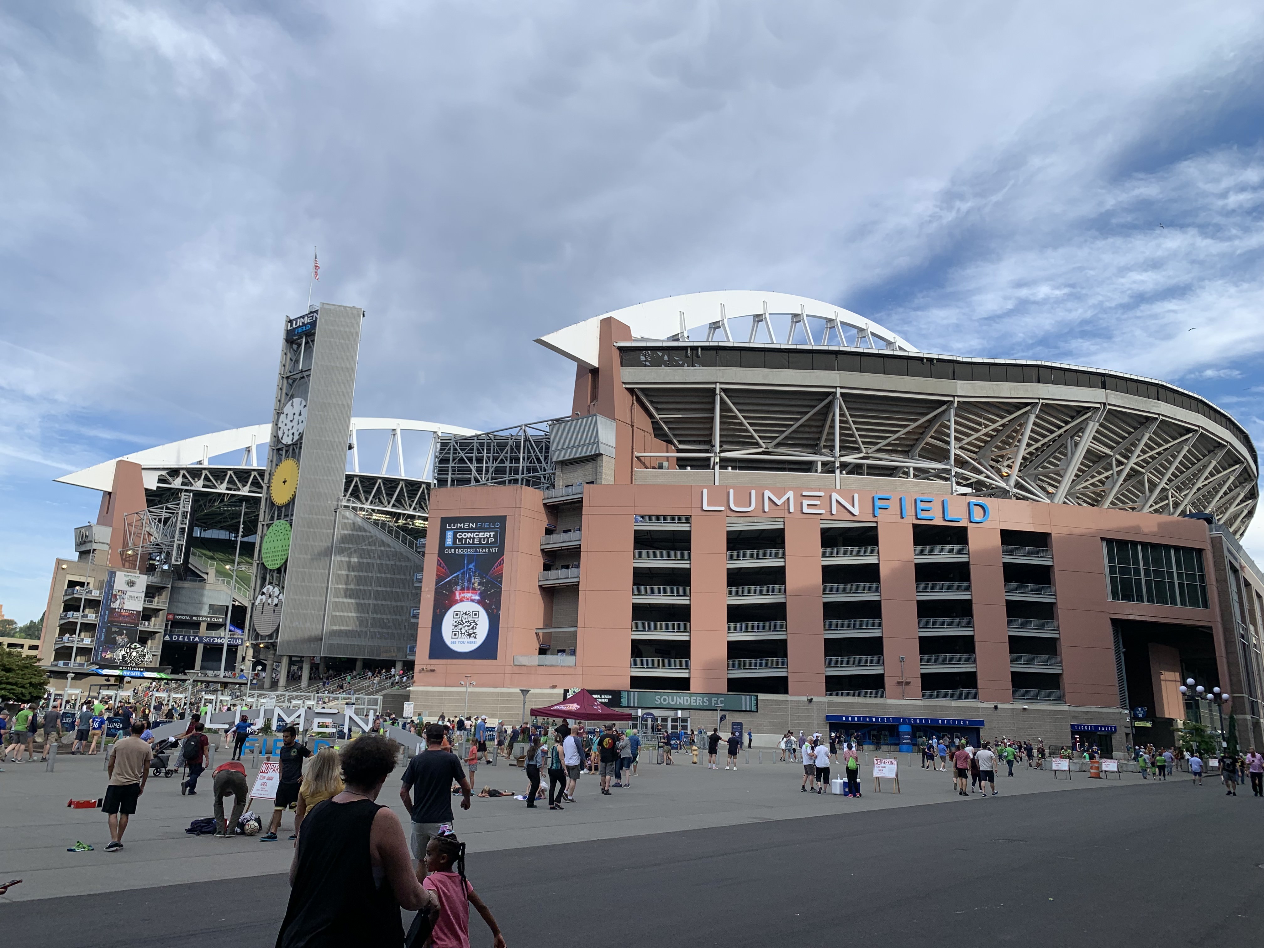 Lumen Field in Seattle, where the 49ers beat the Seahawks 32-29