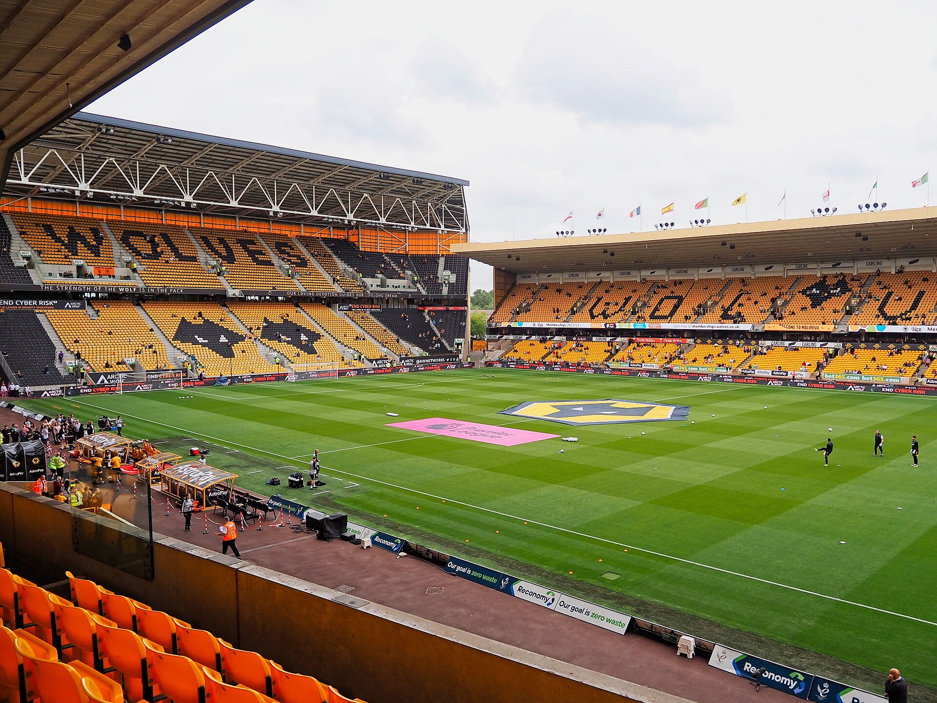Molineux Stadium, home of Wolverhampton Wanderers