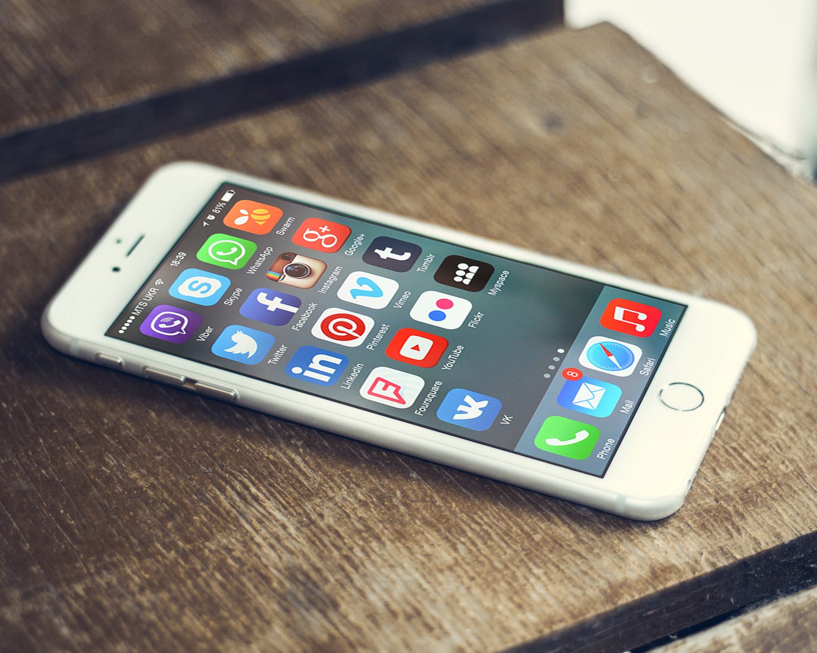 A grid of app icons on a smartphone screen