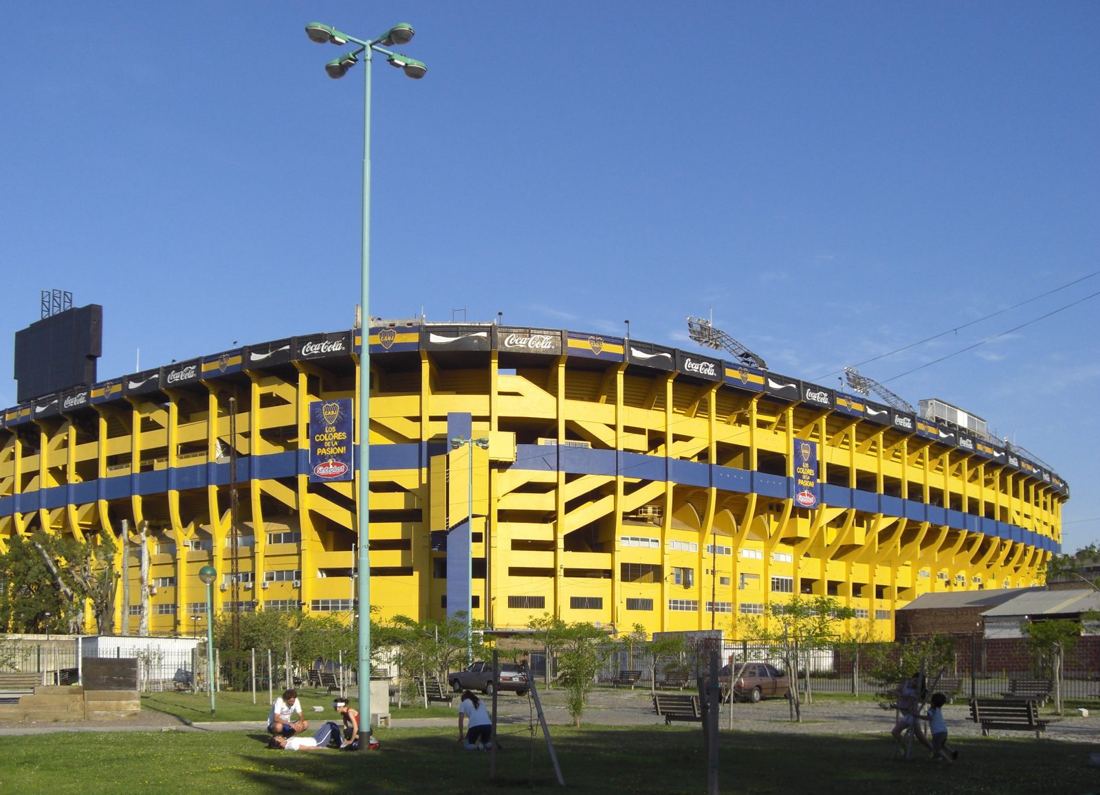 A view of La Bombonera, the stadium where Boca hosted Vasco