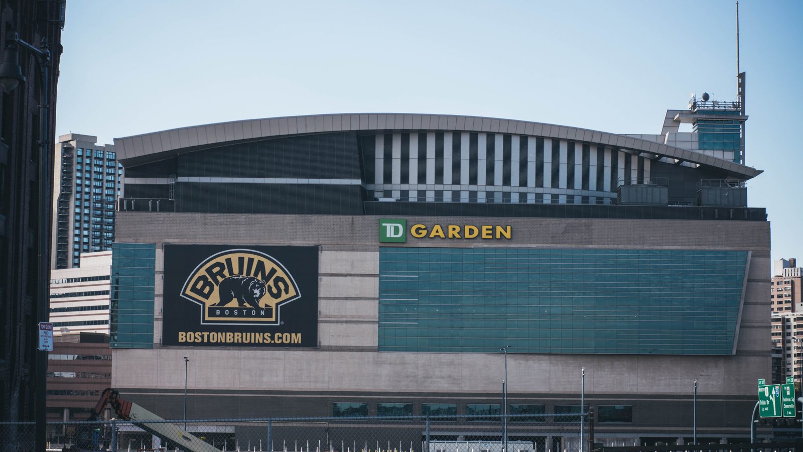 TD Garden in Boston is the home of the Bruins
