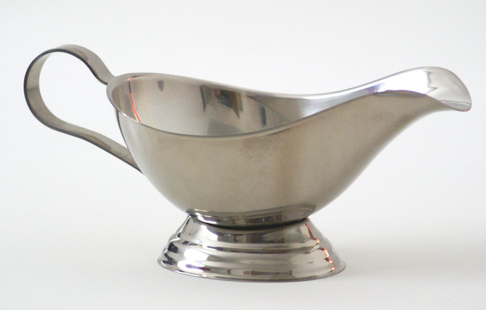 A sauce boat for serving gravy