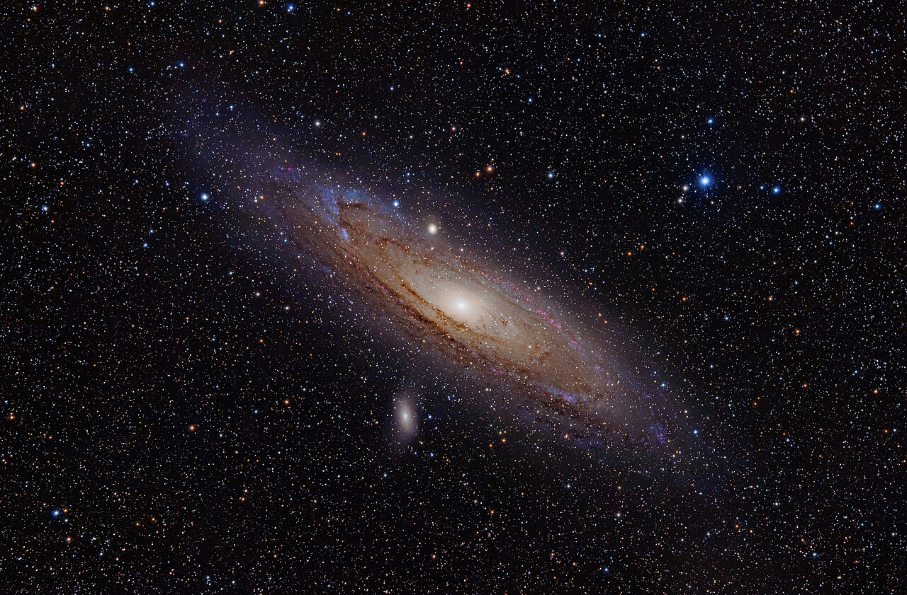 The Andromeda Galaxy, a spiral galaxy