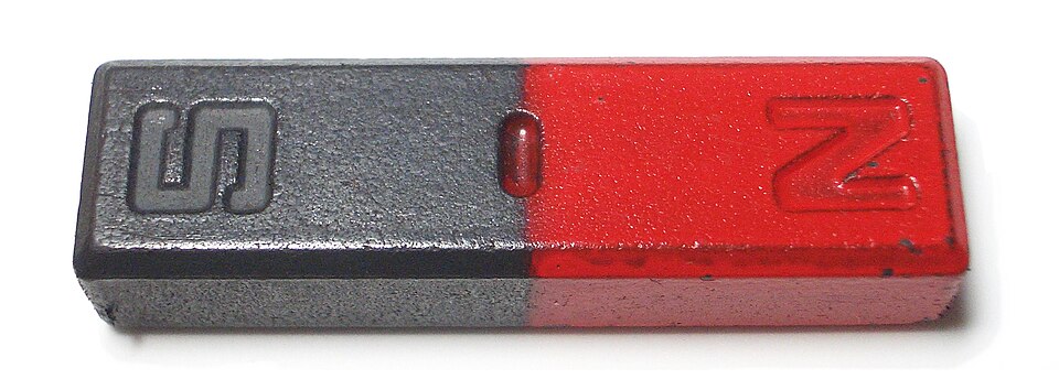 A bar magnet, the tool behind the magnet trick