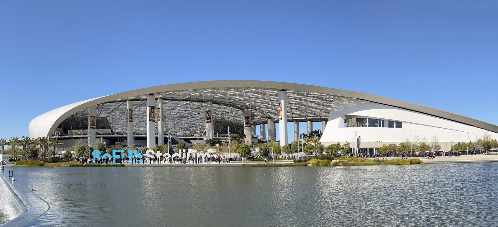SoFi Stadium in Inglewood, where the Bills beat the Rams in overtime