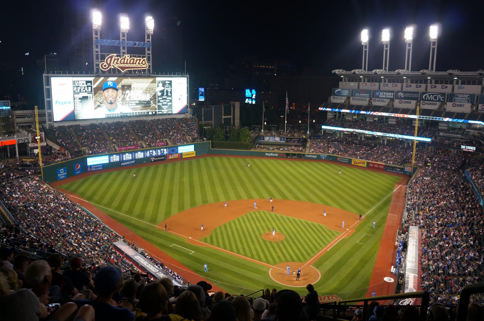 Progressive Field in Cleveland, home of the Guardians, hosts Game 3 on Thursday