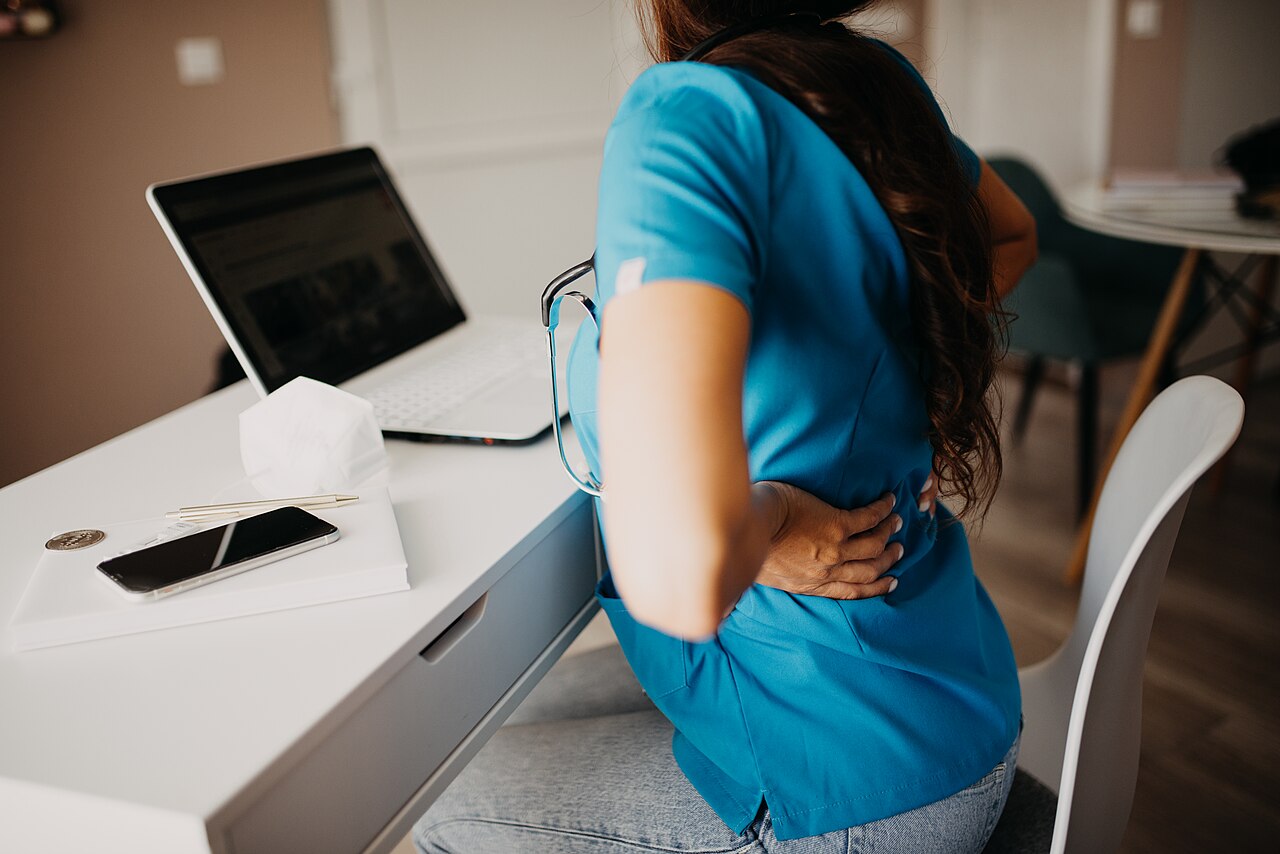 A job seeker working on a laptop at home during the search