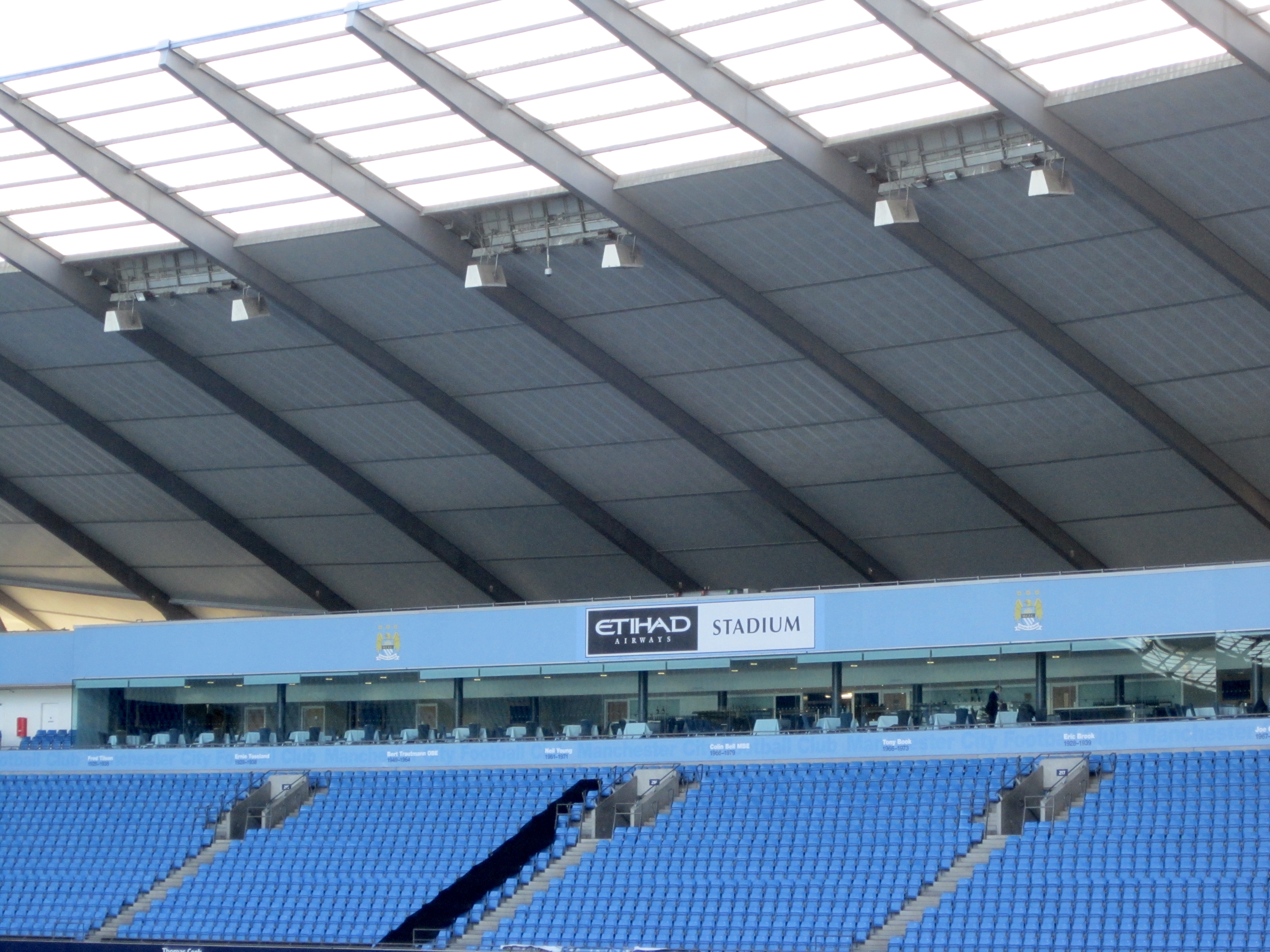 Etihad Stadium in Manchester, home of Manchester City