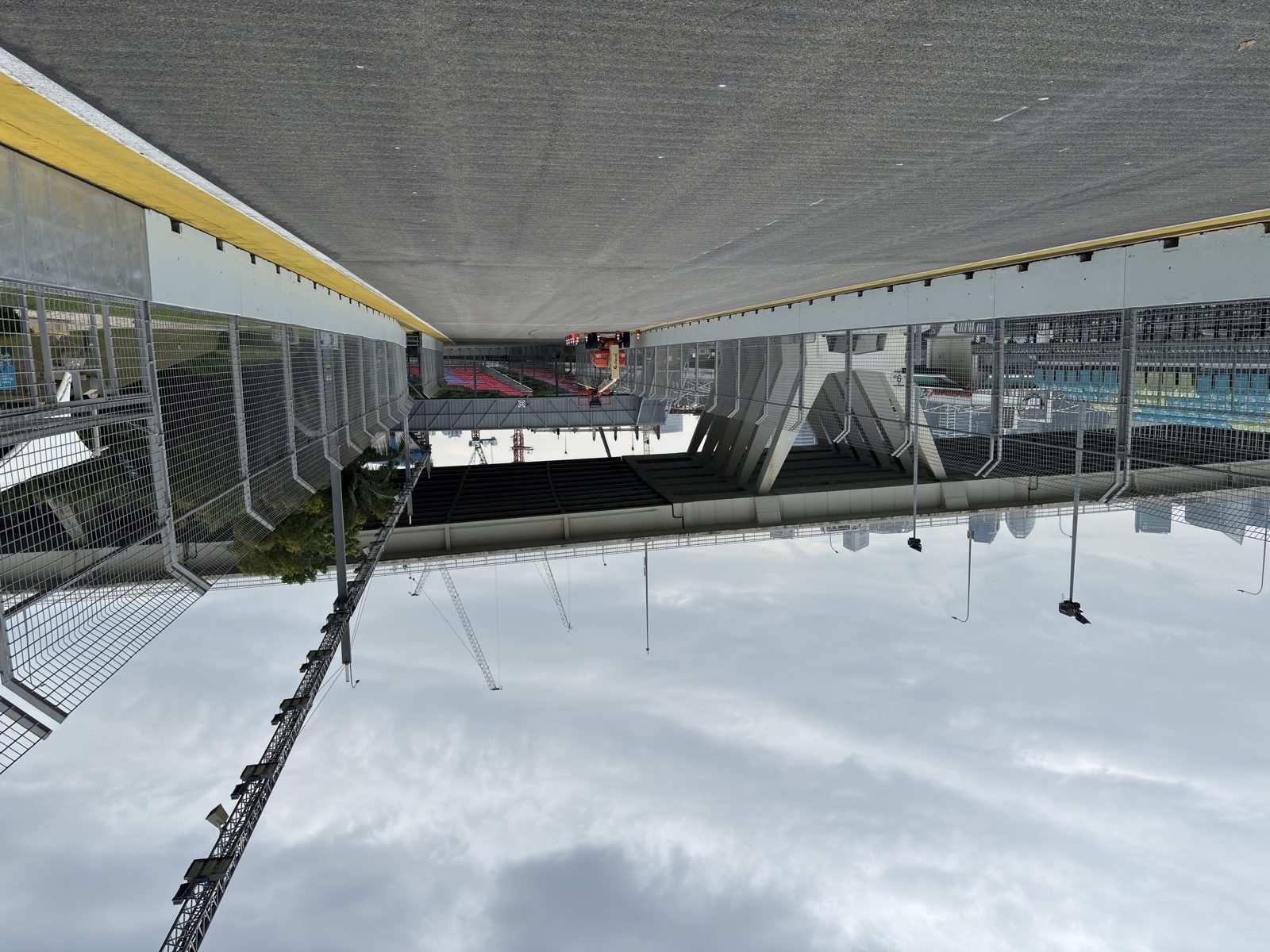 Marina Bay Street Circuit near the Singapore Flyer