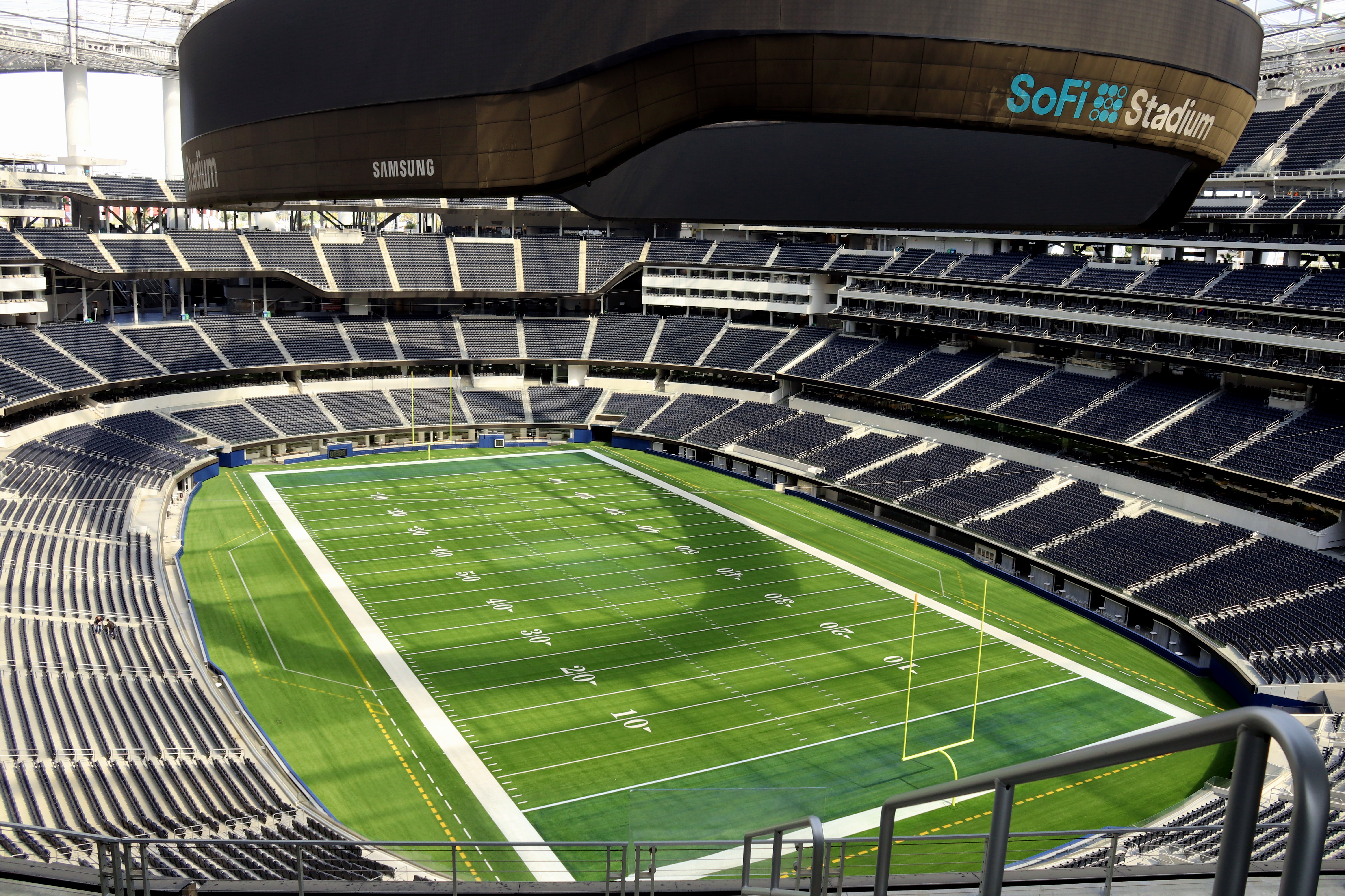 SoFi Stadium in California, the venue for Super Bowl LXI