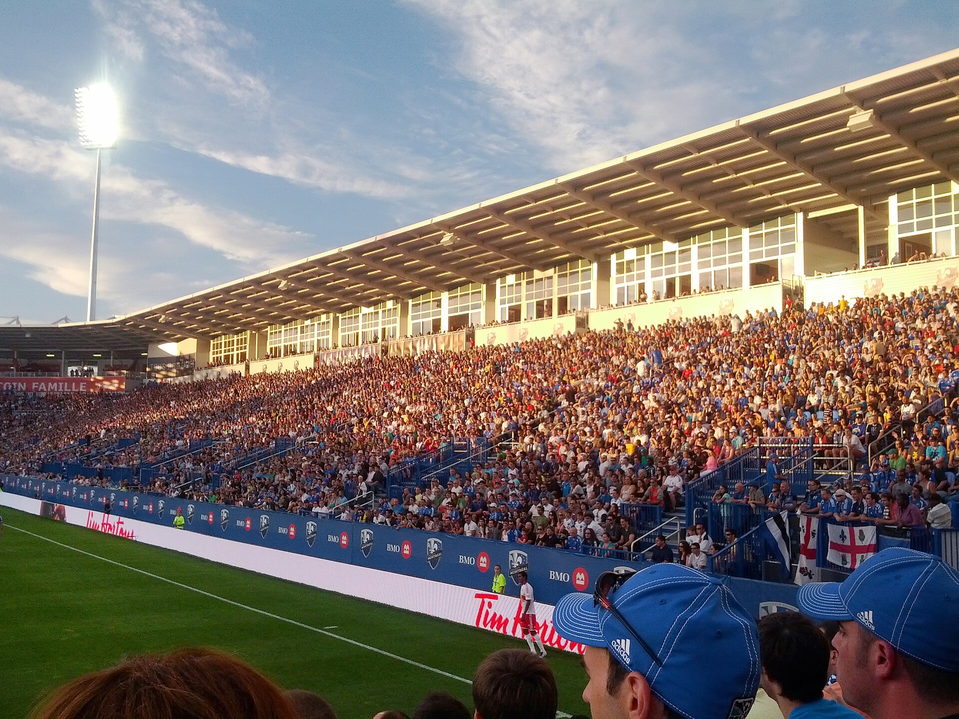 Saputo Stadium in Montreal, home of CF Montreal