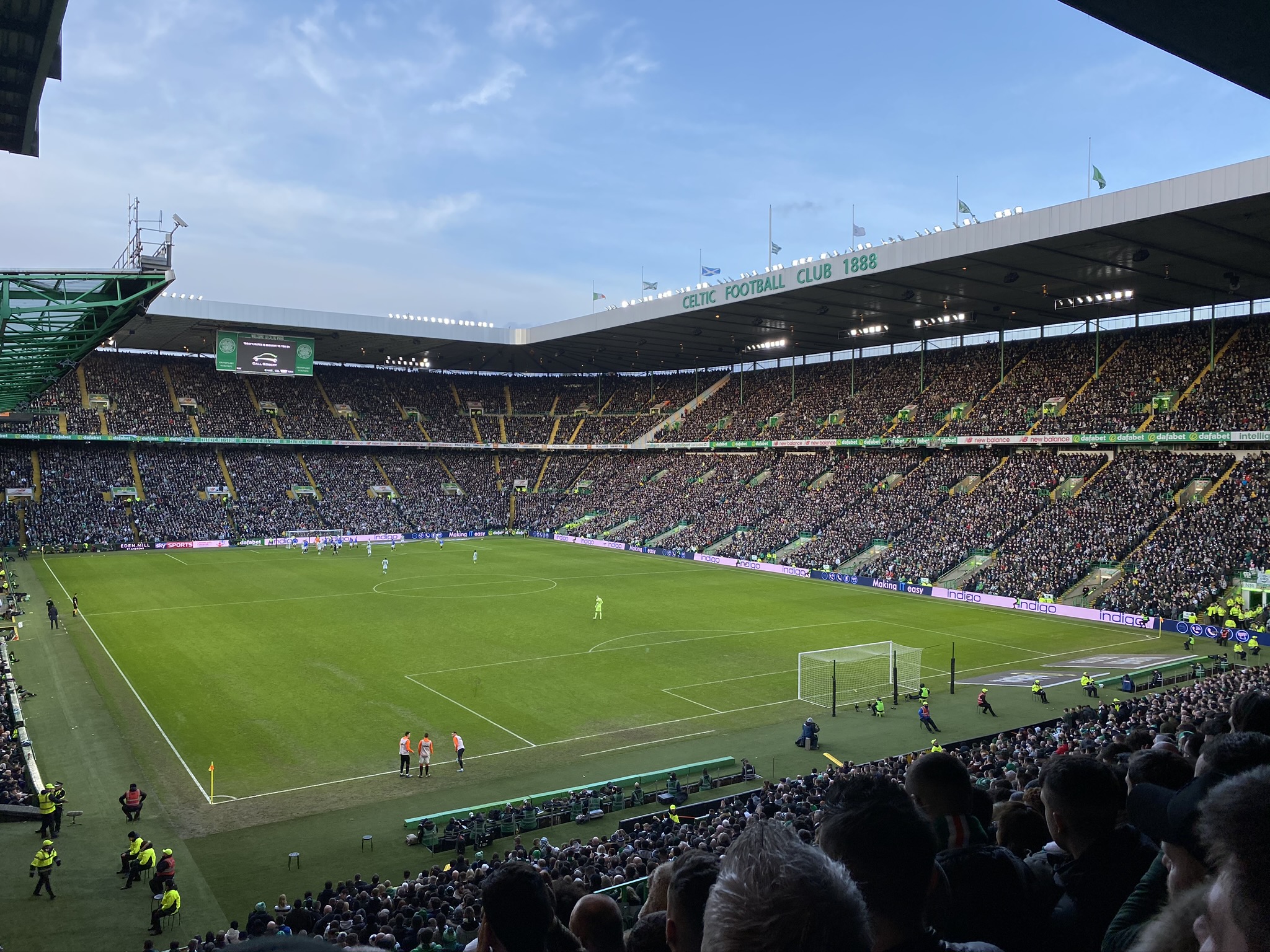 Celtic Park in Glasgow, home of Celtic