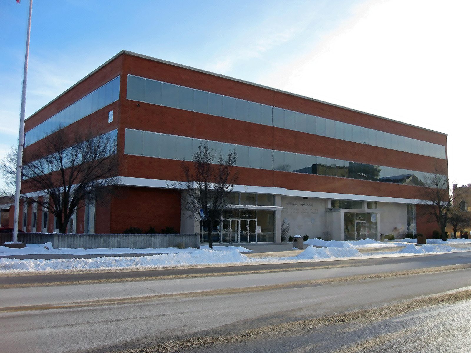 A federal courthouse building