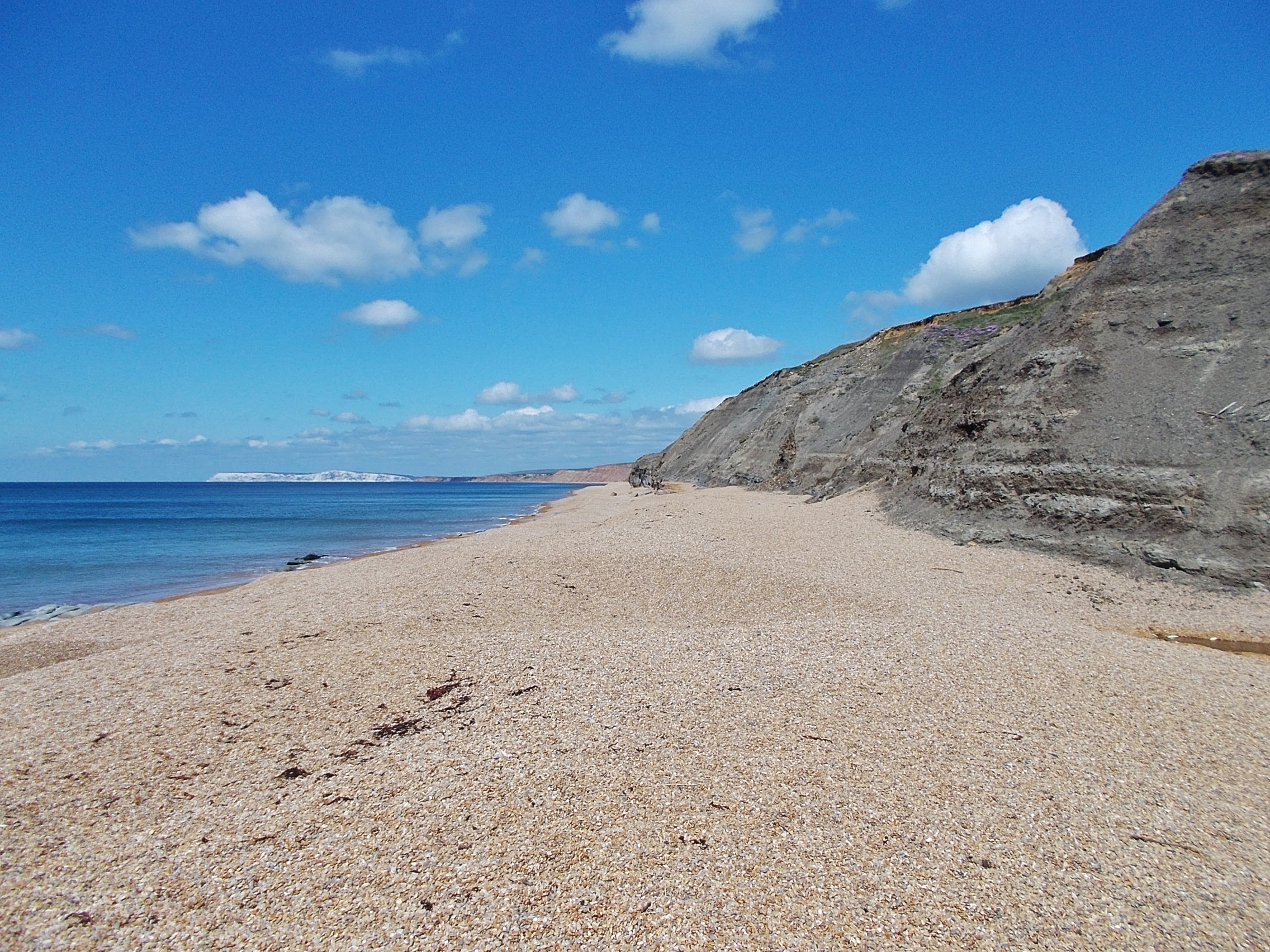 Cliffs on the south-west coast of the Isle of Wight